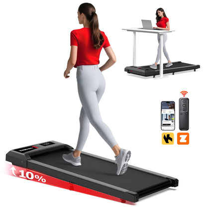 Wandelband – Loopband – Fitnessband – Jogband – Thuisfitness – Compact En Stil – 10% Hellingshoek & 120 KG Belastbaar – Zwart