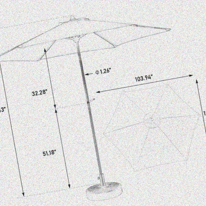 Large Rectangular Double Sided Outdoor Umbrella with Crank, Light Green Patio Garden Cantilever Umbrella, Durable Metal Frame and Waterproof Fabric for Deck Poolside Backyard Shade