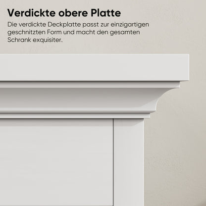 Floor-standing Bathroom With Storage Space, White Bathroom Cabinet With Basket Door And Adjustable Shelf, Independent Modern Bathroom Cabinet, Living Room, Kitchen