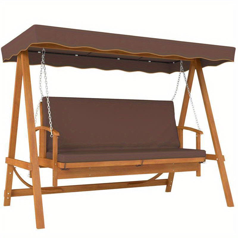 Heavy duty porch swing chair suitable for patio, yard, garden, lawn