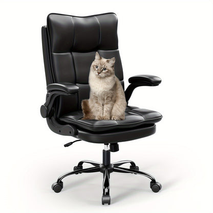Gamingstoel – Gamestoel – Bureaustoel – Gaming Chair – Game Stoel – Ergonomisch Ontwerp – Verstelbare Hoofdsteun & Lendensteun – Zwart / Grijs – Max. Belastbaar 150 kg