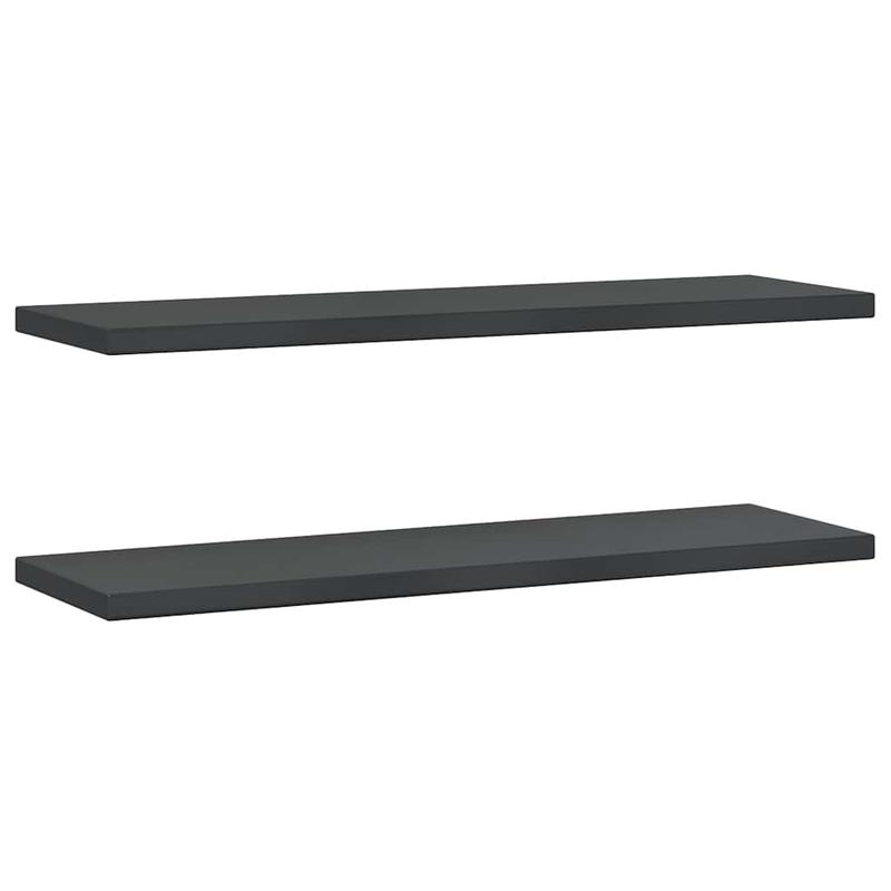 Wandplank – Wandrek – Boekenplank – Muurplank – Zwevende Plank – Roestvrij Staal – 100x30x3 cm – Zwarte Coating – Maximale Draagkracht 50 kg