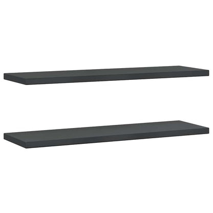 Wandplank – Wandrek – Boekenplank – Muurplank – Zwevende Plank – Roestvrij Staal – 100x30x3 cm – Zwarte Coating – Maximale Draagkracht 50 kg