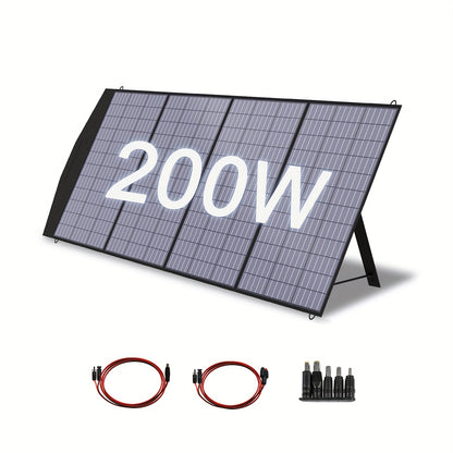 ALLPOWERS 400W/200W/100W Portable Solar Panel Featuring 36V+ Solar Output with XT60/DC Adapter for Power Stations, Solar Generators, Camping, Rvs, Boats, Emergency Power, And Outdoor Gardens.