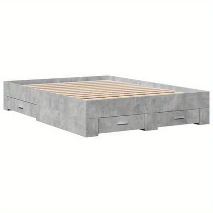 Bedframe – Slaapbed – Platformbed – Eenpersoonsbed – Ledikant – Hardhouten Bedframe – 120x190 cm – Duurzaam Multilayer Ontwerp Voor Rugondersteuning – Direct Gebruiksklaar Zonder Montage