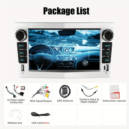 Autoradio – Autoradio Multimedia Speler – Auto Stereo – 1-DIN Autoradio – Draadloze CarPlay – Android 14 – 7 Inch IPS Touchscreen – 4 GB RAM 64 GB Opslag