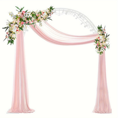 Witte Metalen Tuinboog – Tuinarche – Bruiloftsboog – Feestboog – Ceremonieboog – Duurzaam Metaal – Groot Formaat 220x240 cm