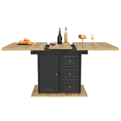 Uitklaptafel – Klaptafel – Vouwtafel – Uittrekbare Tafel – Eettafel – Uitschuifbaar 110-140 cm – Ruimtebesparend Design – Onderhoudsvriendelijk Zonder Hout