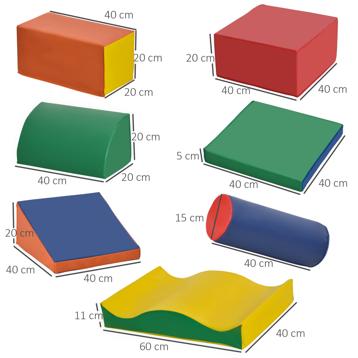 Zachte Bouwblokken – Speelblokken – Stapelblokken – Foam Blokken – Kinderspeelgoed – Kleurrijk – Veilig Foam Materiaal – Eenvoudig Schoon Te Maken