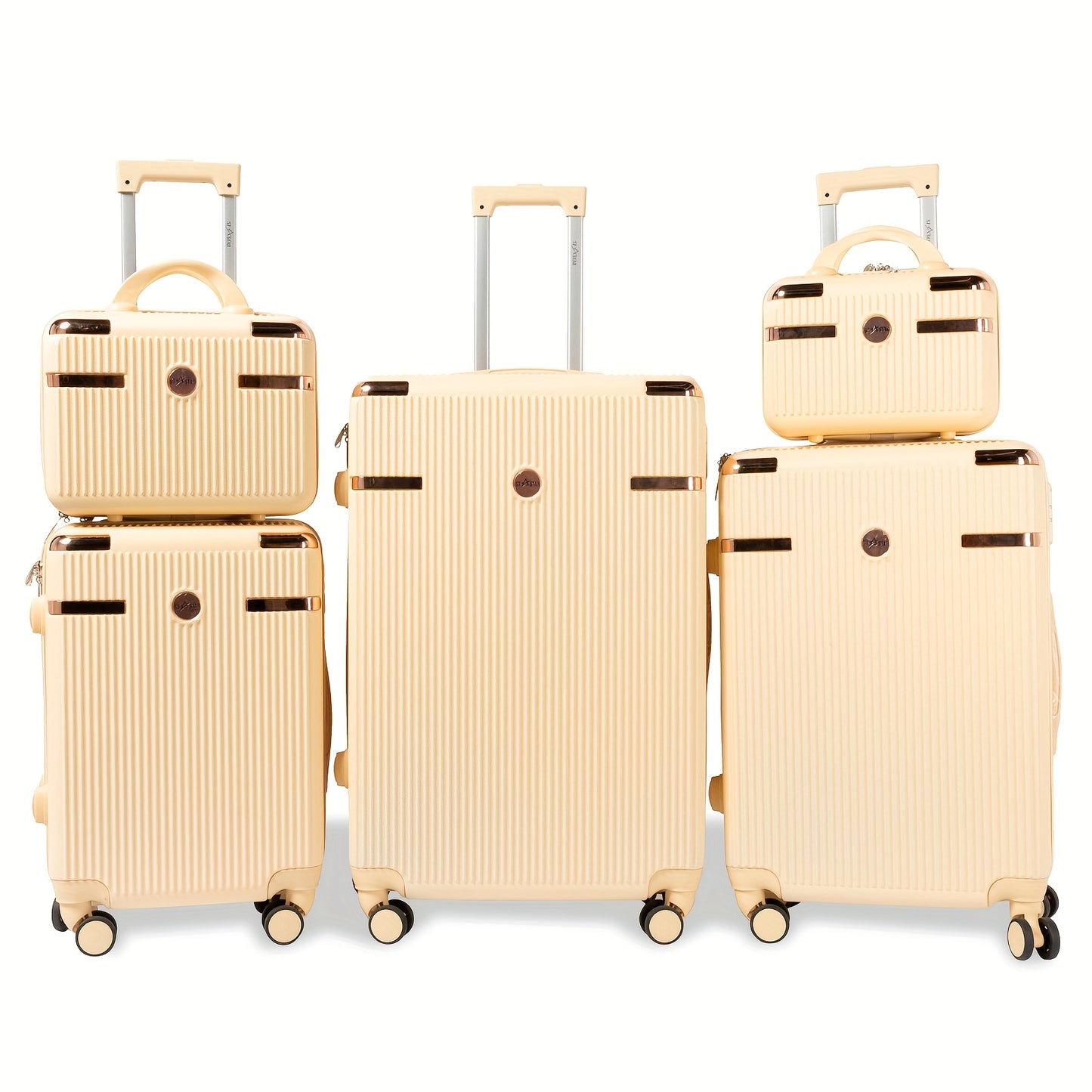 Koffer – Reiskoffer – Trolley – Handbagagekoffer – Valies – Harde ABS Buitenschaal – 360 Graden Draaibare Wielen