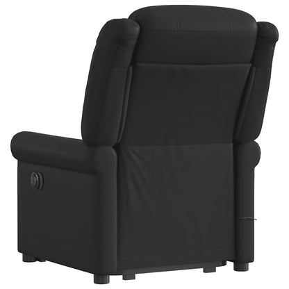Elektrische Relaxstoel – Elektrische Stoel – Relaxfauteuil – Liftstoel – Zitstoel – Elektrisch Verstelbaar – Liftfunctie Voor Makkelijk Opstaan – Zwart Kunstleer