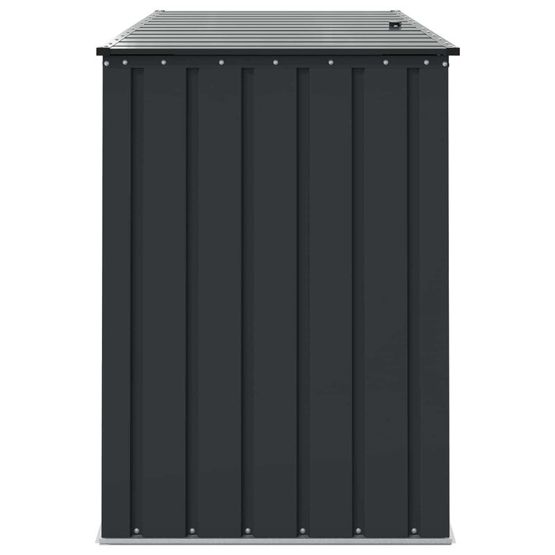 Tuinopbergbox – Tuinkist – Opbergkist – Buitenkast – Opbergbox – Zwart Staal – 151,5 x 82 x 110,5 cm – Stevig & Ruim
