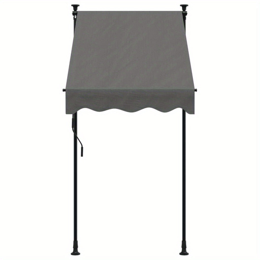 Uittrekbare Luifel – Zonnescherm – Uitvalscherm – Balkonluifel – Terrasluifel – Weerbestendig Polyester – Compact 100x150 cm