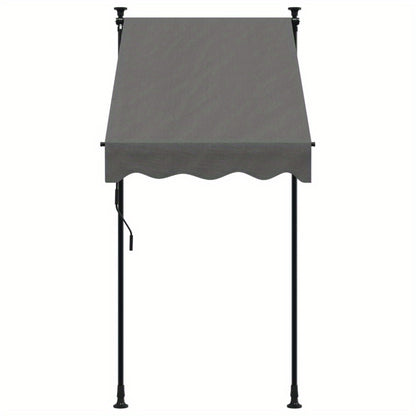 Uittrekbare Luifel – Zonnescherm – Uitvalscherm – Balkonluifel – Terrasluifel – Weerbestendig Polyester – Compact 100x150 cm