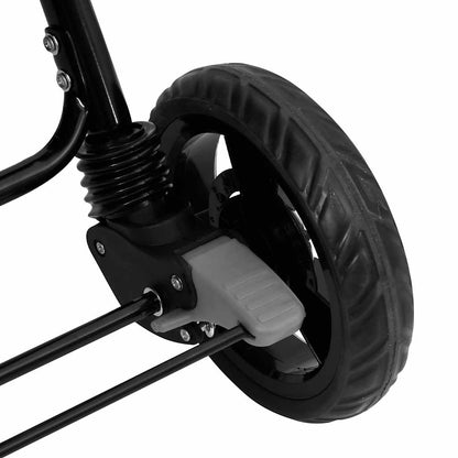 Tandem Buggy – Dubbele Kinderwagen – Tweelingwagen – Kinderwagen Voor Twee – Smalle Buggy – Lichtgrijs – Stalen Frame – Verstelbare Zonnekap