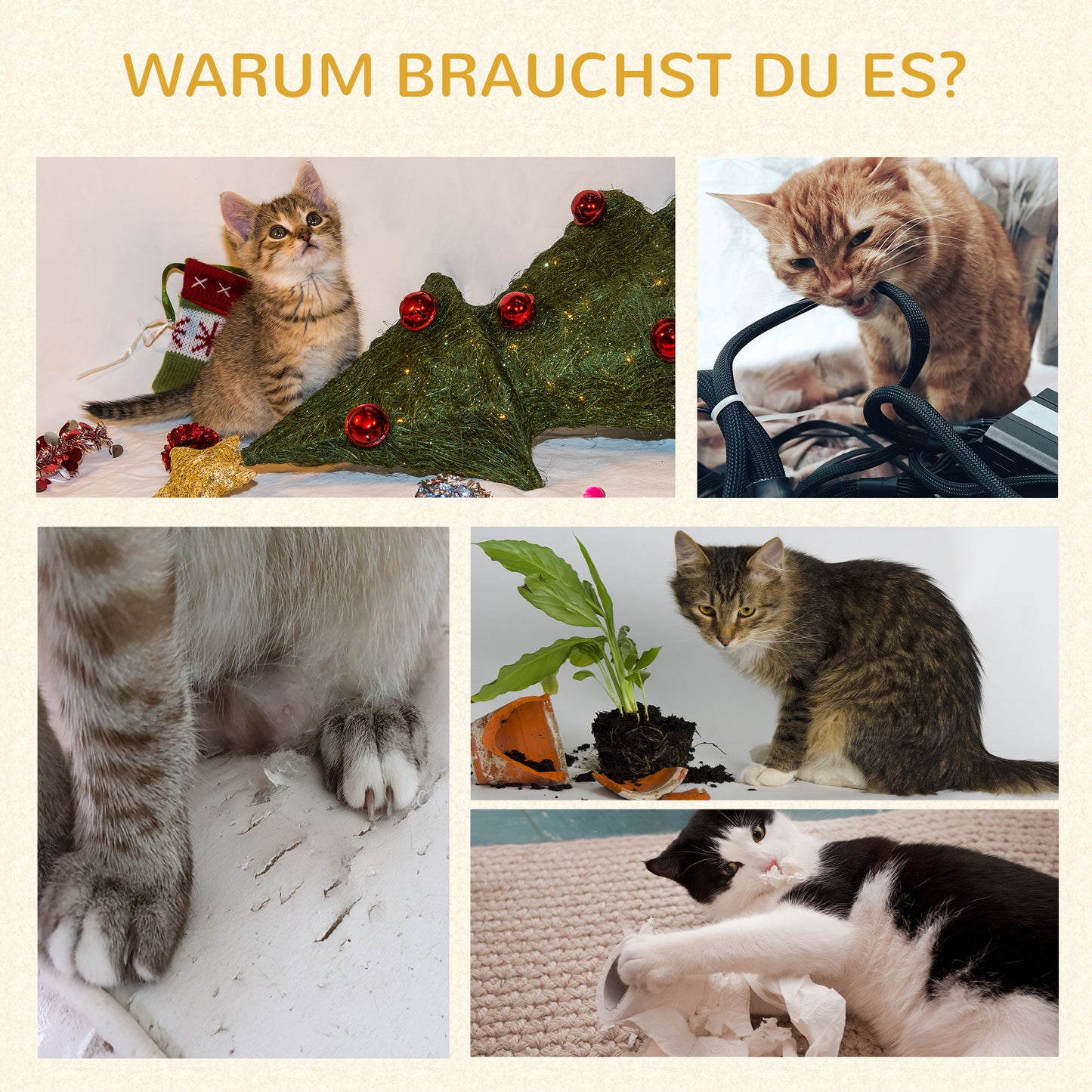 Krabpaal – Krabmeubel – Krabton – Kattenmeubel – Krabpaal Industrieel – Stalen Frame – 2 Platforms Met Wasbare Kussens – Natuurlijke Sisal Krabwand – Zwart – 85x48x128 cm