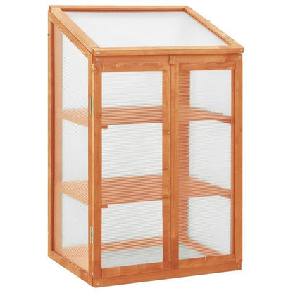 Kas – Kweekkas – Plantenkas – Tuinkas – Serre – 60x45x100 cm – Duurzaam Dennenhout
