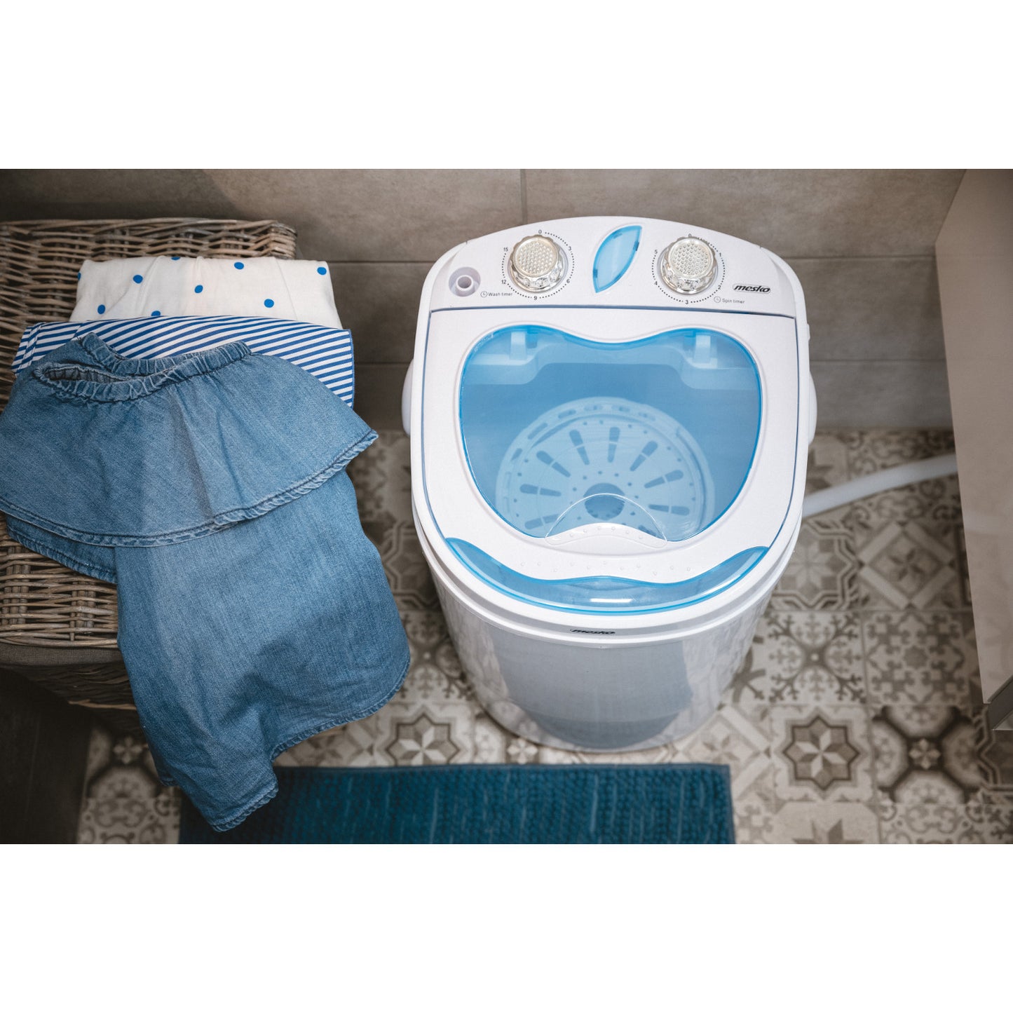 Reiswasmachine – Mini Wasmachine – Draagbare Wasdroger – Compacte Wasmachine – Camping Wasmachine – Wascapaciteit 3 kg – Met Centrifugefunctie