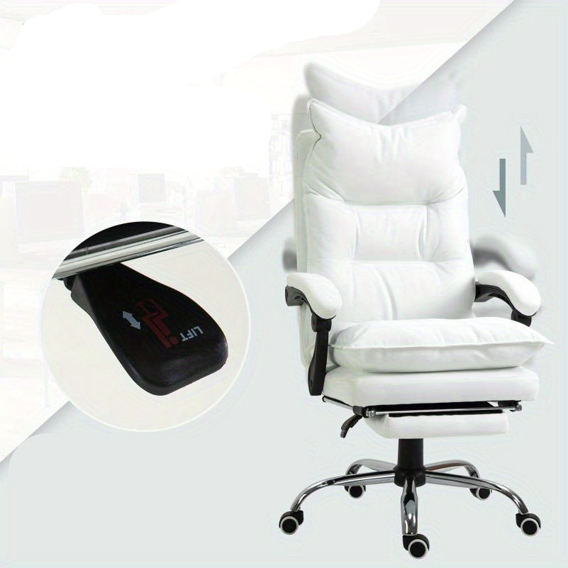 Bureaustoel – Ergonomische Stoel – Office Chair – Draaistoel – Bureaustoelen – Geheugenfoam Komfort – 360° Draaibaar Met Metalen Frame