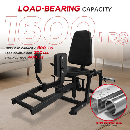Hip Adduction Abduction Machine – Abductor Machine – Adductor Trainer – Bilspier Trainer – Heupspier Apparatuur – Zwart – Instelbare Weerstand 6 Niveaus – Duurzaam IJzeren Frame