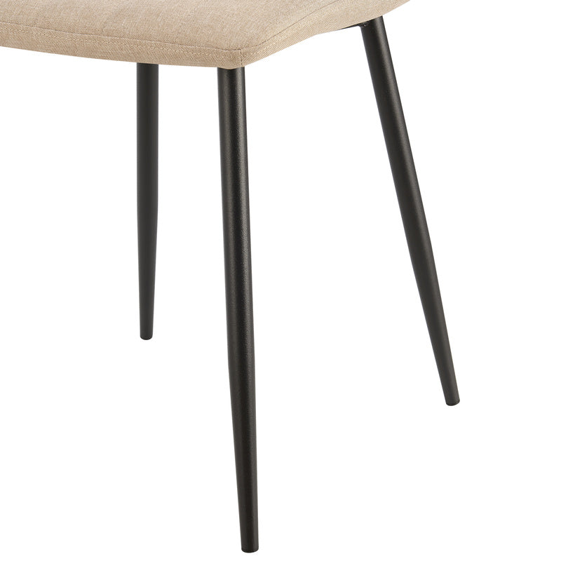 Eetkamerstoelen – Stoelen – Kuipstoelen – Eettafelstoelen – Keukenstoelen – Gestoffeerd – Stalen Onderstel – Set van 4 – Max 120 kg draaggewicht