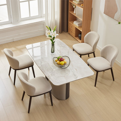 Eetkamerstoelen – Stoelen – Kuipstoelen – Keukenstoelen – Set Van 2 – Ergonomische Rugleuning – Massief Houten Poten