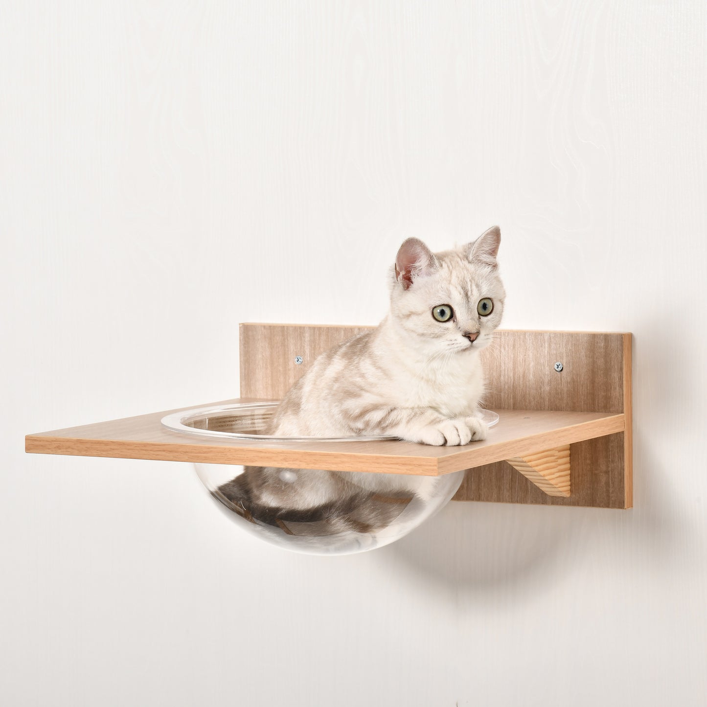 Krabpaal – Kattenklimwand – Kattenboom – Kattenmeubel – Krabmeubel – Lichtbruin – Sisal Krabpaal – Met Hangmat