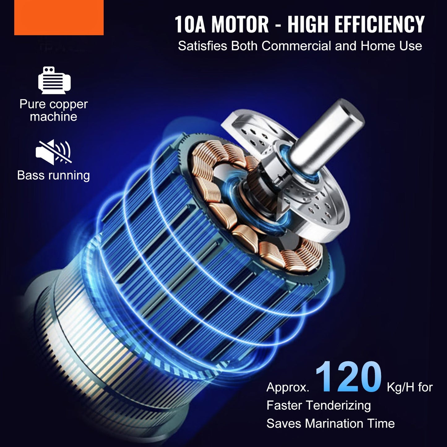 Elektrische Vleesvermalser – Vleesmolen – Vleesmalser – Vleesmepper – Malser – Roestvrij Staal – 450W Krachtige Motor – Inclusief Vleestang & Reinigingsborstel