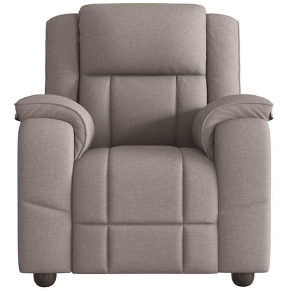 Verstelbare Massagestoel – Massagestoel – Ergonomische Stoel – Relaxstoel – Thuismassage – Taupe – 6 Vibratiepunten – Handmatige Verstelling Tot 135°