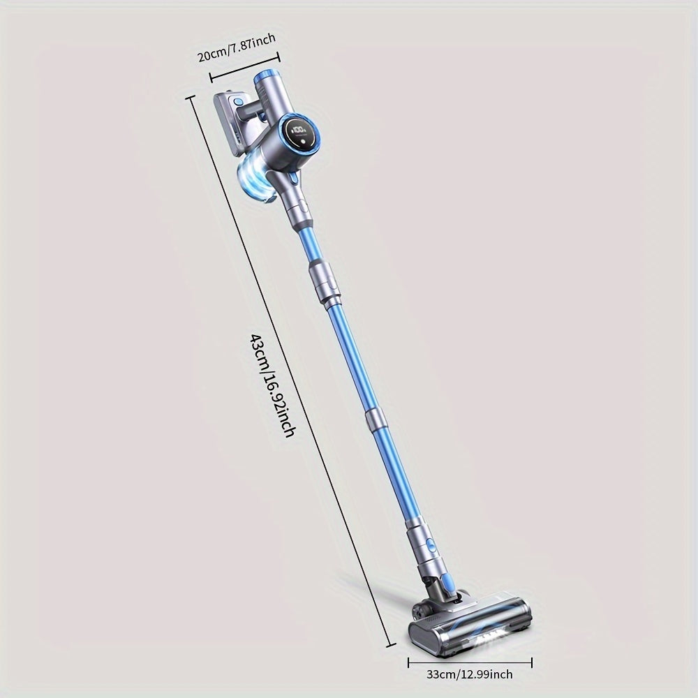 Draadloze Stofzuiger – Kruimeldief – Handstofzuiger – Snoerloze Stofzuiger – Accu Stofzuiger – 33 kPa Krachtige Zuigkracht – LED Verlichting Op Borstelkop
