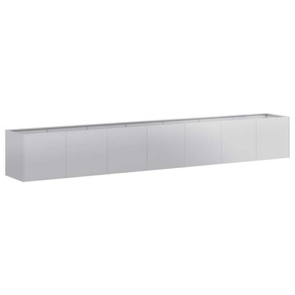 Plantenbak – Bloembak – Tuinbak – Plantenpot – Kruidenbak – Verzinkt Staal – 280 x 40 x 40 cm – Weerbestendig & Duurzaam