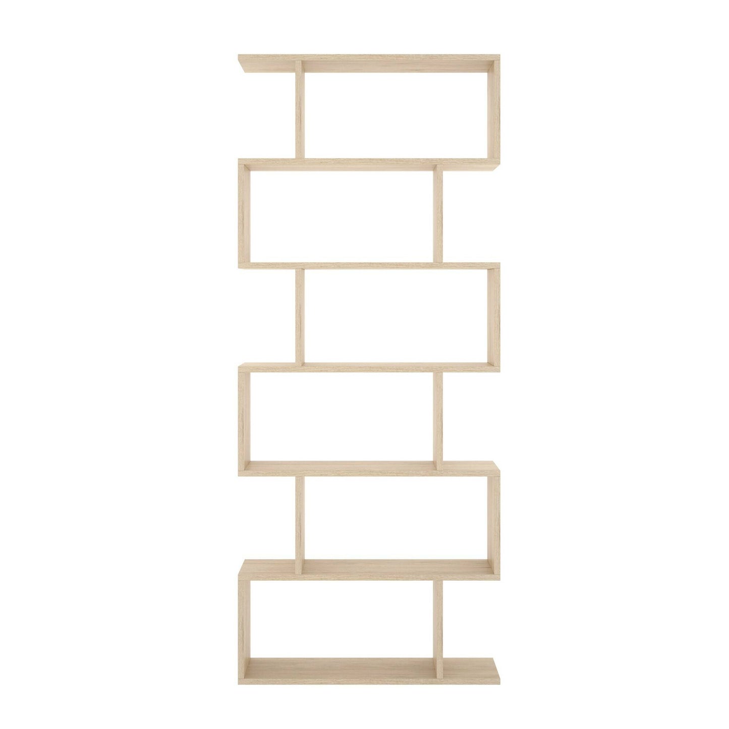 Djorone Library, Multi-Purpose Office Shelf, 5-Tier Bookcase Mobile, 80X25H190 Cm, Available in 2 Colors