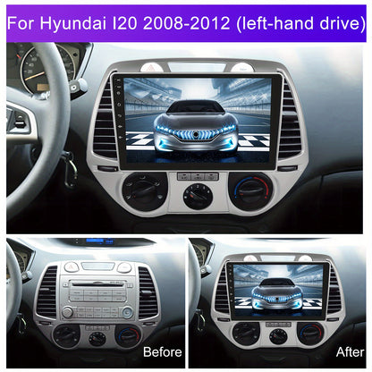 Android 15 Car Stereo – Autoradio – Multimedia Systeem – Navigatie – Touchscreen – 9 Inch 1280P IPS Scherm – Draadloze CarPlay & Android Auto – Inclusief AHD Achteruitrijcamera
