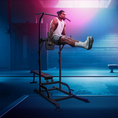 Multifunctioneel Fitnessstation – Fitnessbank – Krachtstation – Trainingsapparaat – Home Gym – Verstelbare Trainingsbank – Duurzame Stalen Constructie – Ruimtebesparend Design