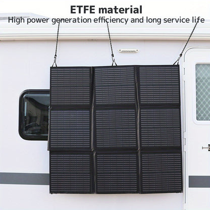 Zonnepaneel – Solar Panel – Opvouwbaar Paneel – Powerbank Oplader – Draagbaar Zonnepaneel – 200W Vermogen – 22,5% Hoog Rendement – Lichtgewicht met XT60 en DC Aansluitingen
