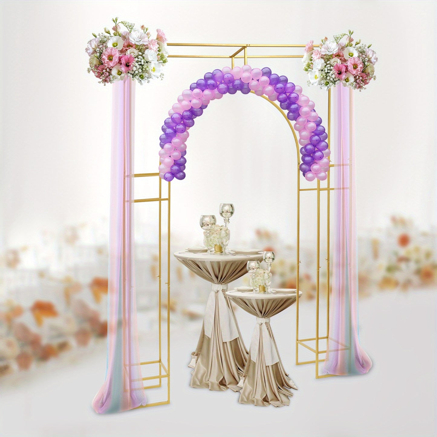 Garden Arbor Frame for Wedding Birthday Party Baby Shower Photo Booth Background Decoration, Event Backdrop, Celebration Decor, Festive Setup, Elegant Arch, Highquality Metal, Premium Material, Event Decoration, Event Organiz