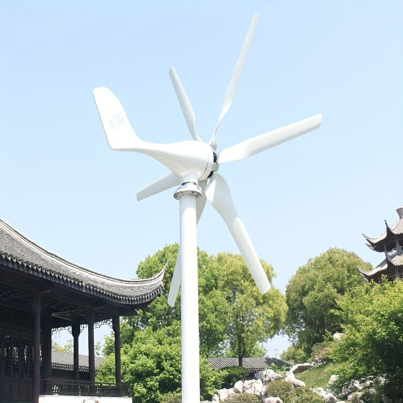 1000W Horizontale As Windturbine – Windgenerator – Windmolen – Microturbine – Offgrid Generator – 12V/24V – Laagstart Bij Weinig Wind – Compact en Duurzaam