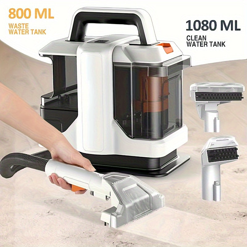Stofzuiger – Stofzuigapparaat – Vacuümreiniger – Schoonmaakmachine – Snoerloze Stofzuiger – Krachtige Zuigkracht 15 kPa – Compact Lichtgewicht Met Transparant Reservoir