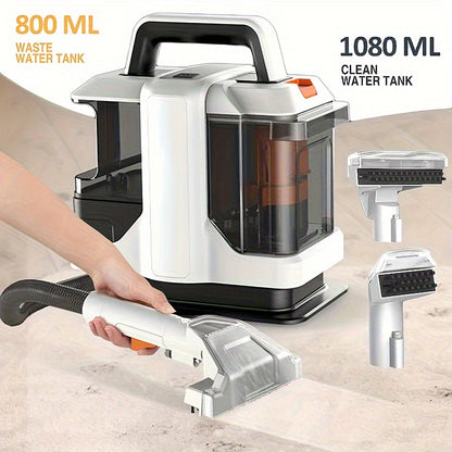 Stofzuiger – Stofzuigapparaat – Vacuümreiniger – Schoonmaakmachine – Snoerloze Stofzuiger – Krachtige Zuigkracht 15 kPa – Compact Lichtgewicht Met Transparant Reservoir