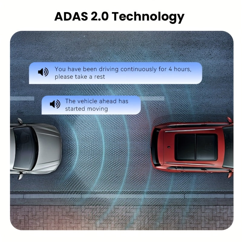 Dashcam – Autocamera – Dashboardcamera – Beveiligingscamera – Reiscamera – Dual Front- en Rear-Recording – Nachtzicht – Parkeermodus – 64GB Geheugenkaart – Wifi & App Bedieninzicht
