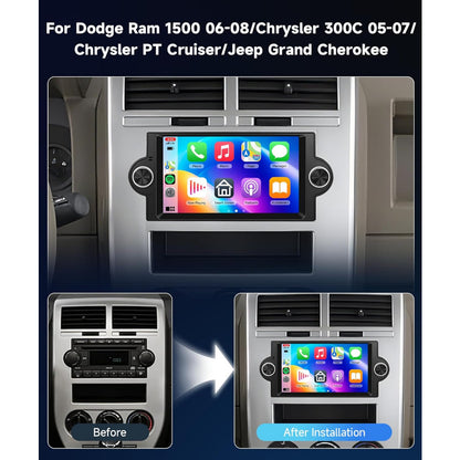 Autostereo – Autoradio – Car Stereo – In-Dash Unit – Auto Radio – Android 15 – 6,2 Inch Touchscreen – Draadloos CarPlay & Wi-Fi – 2GB RAM 64GB Opslag