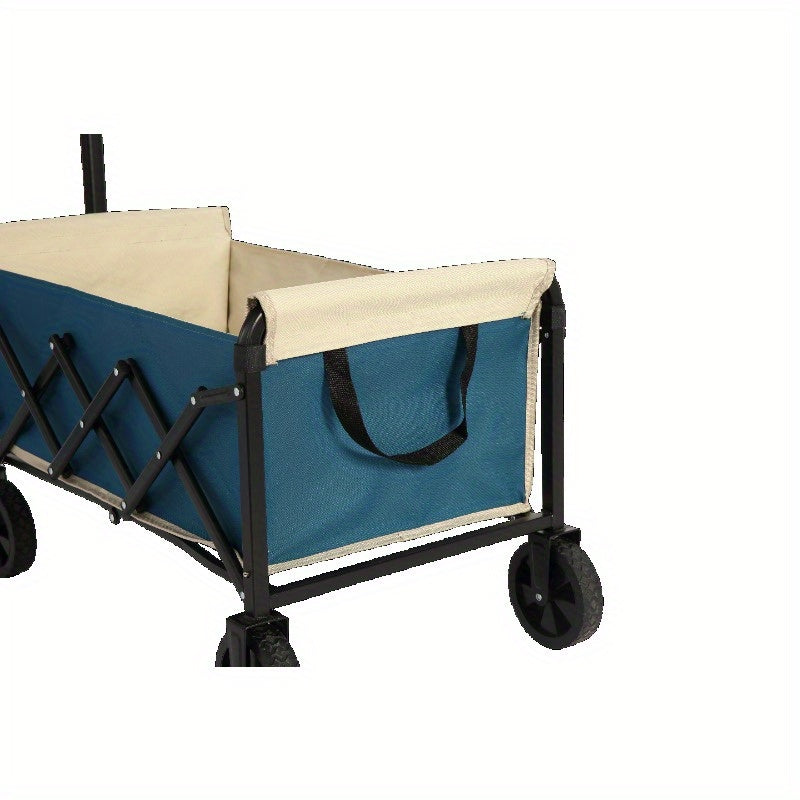 Bolderwagen – Bolderkar – Transportkar – Strandkar – Trekkar – Opvouwbaar – All-Terrain Wielen – Lichtgewicht & Stevig Frame