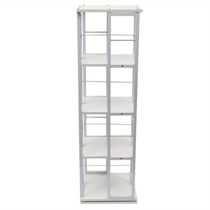 Boekenrek – Boekenkast – Vakkenkast – Boekenplank – Opbergrek – 4-laags – Wit – Hoogwaardig Hout – Draagvermogen 30 kg per plank