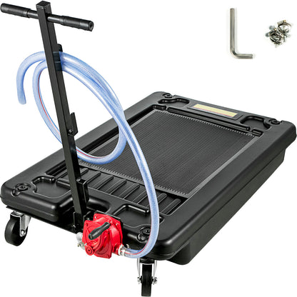 Olieopvangbak – Olietank – Olieopvangreservoir – Olieopvangsysteem – Olietankwagen – 64 Liter Capaciteit – Laag Profiel Met Lange Afvoerslang