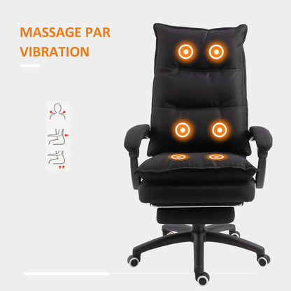 Bureaustoel – Ergonomische Stoel – Office Chair – Gamingstoel – Bureaufiets – Verstelbare Hoogte – Massagefunctie & Voetensteun
