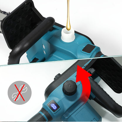 Accukettingzaag – Elektrische Kettingzaag – Snoeizaag – Takkenzaag – Draagbare Kettingzaag – 2200W Borstelloze Motor – 30,48 cm Zaagblad