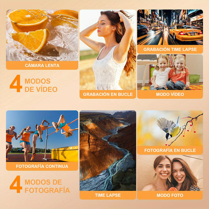 Digitale Camera – Vlogcamera – Fotocamera – Reiscamera – Compacte Camera – 64MP Beeldkwaliteit – 18x Zoom Met Autofocus