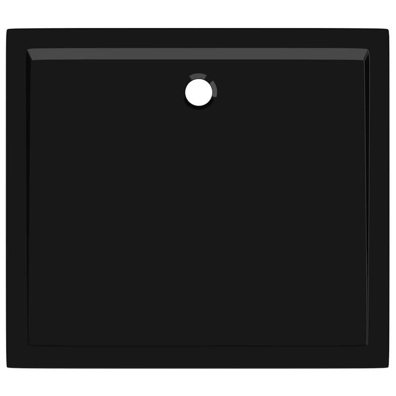 Douchebak – Douchevloer – Douchepan – Natte Ruimte Tray – Doucheplateau – Zwart ABS Kunststof – 80x90 cm – Slijtvaste Moderne Afwerking