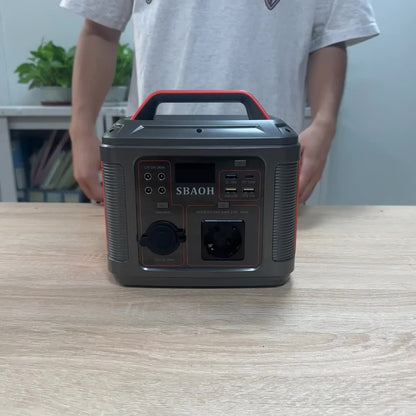 Draagbare Energiecentrale – Powerbank – Generator – Noodstroom – Accupack – 300W Vermogen – Lichtgewicht ABS Behuizing - QUORE