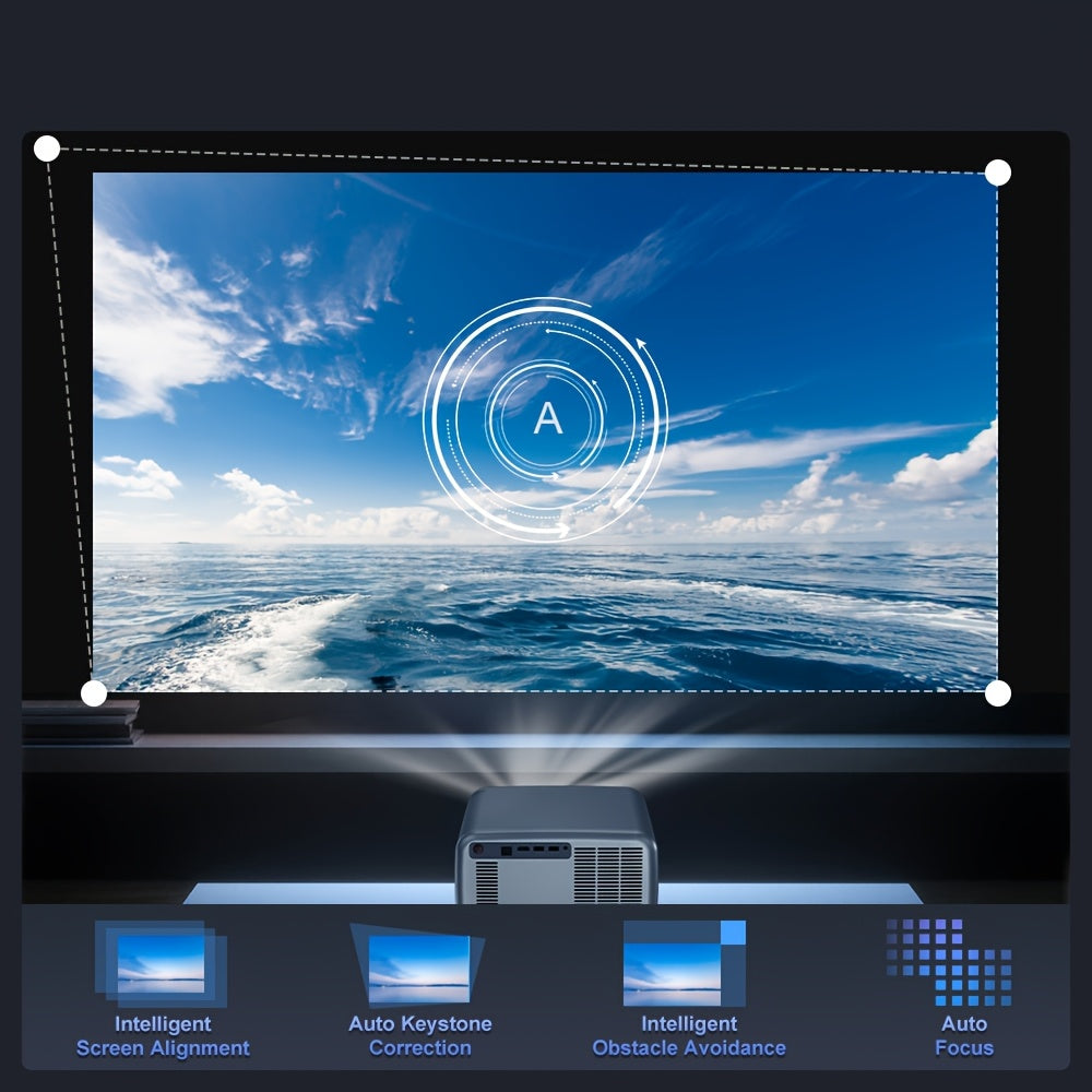 Beamer – Projector – Mini Beamer – Thuisbioscoop – Wifi Beamer – Native Full HD 1080p – 3000 ANSI Lumen Helderheid